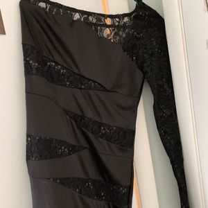 Black cocktail dress